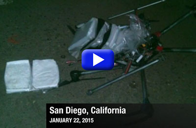 Drug-laden drone crashes near US-Mexico border